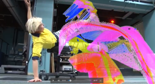 Footwerk motion data rendering